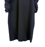 Load image into Gallery viewer, 【中古】エムエスジーエム MSGM フリルワンピース ブラック 40 半袖 フレアスリーブ j0312wq02610
