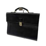 画像をギャラリービューアに読み込む, 【中古】BURBERRY バーバリー レザー ビジネスバッグ ブラック ブリーフケース メンズ i1024oq00558

