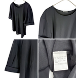 Load image into Gallery viewer, 【中古】セオリーリュクス theory luxe ジョーゼットジャージー 半袖トップス ブラック i1030n0045
