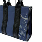 将图片加载到图库查看器，【中古】サマンサタバサ Samantha Thavasa ハリーポッターコラボ トートバッグ ネイビー i1124tq02225
