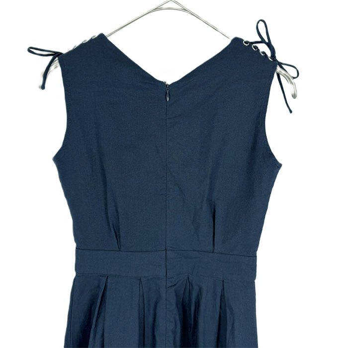 【中古】michellMacaron ミシェルマカロン ワンピース レースアップ 肩リボン i0911wq0083