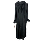 Load image into Gallery viewer, 【中古】エミ emmi スタンドカラー バックリボンワンピース とろみ素材 落ち感 ブラック 黒 i0417m0165
