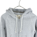 将图片加载到图库查看器，【中古】Drawer ドゥロワー パーカー グレー 裏起毛 ジップアップ コットン i1031h0036
