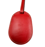 将图片加载到图库查看器，【中古】グッチ GUCCI ネームタグ レザー レッド バッグチャーム ラゲージタグ j0115lq0294

