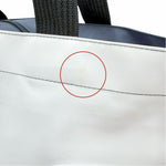 Load image into Gallery viewer, 【中古】エルベシャプリエ Herve Chapelier トートバッグ XL ホワイト ナイロン 大容量 ハンドバッグ j0312wq00520
