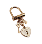 画像をギャラリービューアに読み込む, 【中古】コーチ COACH キーホルダー ハート ゴールド チャーム j0712oq00520
