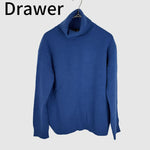 画像をギャラリービューアに読み込む, 【中古】ドゥロワー Drawer 7G カシミヤ100％ ニット セーター 長袖 ロイヤルブルー 2 j0909s00322
