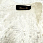 Load image into Gallery viewer, 【中古】ドゥロワー Drawer フリンジニットベスト ジレ ロングフリンジ ホワイト 白 i0324h00554
