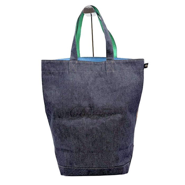 【中古】Drawer ドゥロワー ノベルティ デニム トートバッグ ネイビー 軽量 i0908h0033