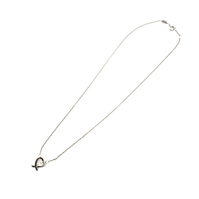 【中古】ティファニー Tiffany & Co. ネックレス ラビングハート ハートモチーフ シルバー 925 銀 h1021hq02255