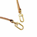 Load image into Gallery viewer, 【中古】ルイヴィトン LOUIS VUITTON ショルダーストラップ ヌメ革 レザー ゴールド金具 ナチュラル j0729pq004112
