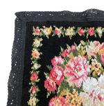 Load image into Gallery viewer, 【中古】フェイラー FEILER ハンカチ レース付き 花柄 シュニール織 綿100％ i0728tq0011
