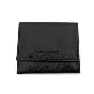 【中古】バーバリー BURBERRY コインケース 小銭入れ コンパクト カード入れ 財布 チェック ブラック 黒 h1125aq03312