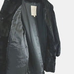 画像をギャラリービューアに読み込む, 【中古】Drawer ドゥロワー ファーコート ブラック 38 レディース ウイゼル i1215h006114
