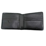 将图片加载到图库查看器，【中古】アミパリス AMI PARIS 財布 二つ折り シンプル 札入れ カード入れ 薄型 ブラック 黒 i0627aq03058
