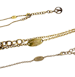 画像をギャラリービューアに読み込む, 【中古】ルイヴィトン Louis Vuitton ネックレス LV Vロゴ ゴールド アクセサリー レディース メンズ ペンダント ブランドアクセサリー j0215pq002121
