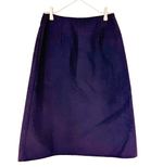 画像をギャラリービューアに読み込む, 【中古】Drawer ドゥロワー スカート パープル ウールラップスカート 上品シルエット 大人エレガント i0925i00115
