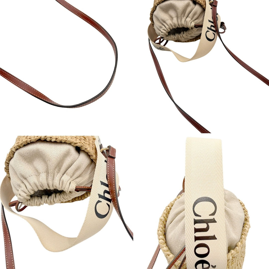 中古】クロエ Chloe Mifuko コラボ バスケットバッグ かごバッグ
