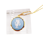 Load image into Gallery viewer, 【中古】WEDGWOOD ウェッジウッド ジャスパー ネックレス ブルー ゴールド 箱付き j0405oq0307
