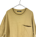 画像をギャラリービューアに読み込む, 【中古】ギャルリー ヴィー GALERIE VIE Tシャツ 半袖 マスタード クルーネック j0817n00155
