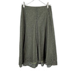 Load image into Gallery viewer, 【中古】ノーリーズ NOLLEY&#39;S 総レースフレアスカート 上品 カーキ系 くすみカラー i0807n0243
