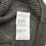 将图片加载到图库查看器，【中古】セオリーリュクス Theory luxe 七分袖ニット リネン ざっくり編み 透け感 丈長め カーキ i0818n0154
