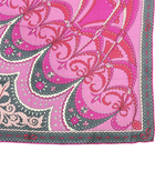 画像をギャラリービューアに読み込む, 【中古】エミリオプッチ EMILIO PUCCI スカーフ ピンク シルク 大判 レディース j0113s02016
