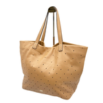 Load image into Gallery viewer, 【中古】Anya Hindmarch アニヤハインドマーチ トートバッグ ベージュ パンチング レザー i1013tq00515
