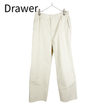 画像をギャラリービューアに読み込む, 【中古】Drawer ドゥロワー コットン100％ チノパンツ ホワイト サイズ40 レディース j0713o00225
