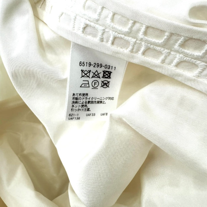 【中古】ドゥロワー Drawer キュロット ワイド スクエアカットワークレース スカート風 オフホワイト 白系 i0421hy00135