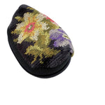 将图片加载到图库查看器，【中古】フェイラー FEILER コインケース 小銭入れ ミニサイズ 花柄 可愛い ネイビー系 i0727tq0026
