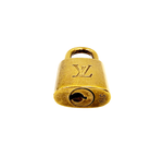 Load image into Gallery viewer, 【中古】ルイヴィトン Louis Vuitton カデナ 南京錠 鍵付き キー ゴールド j0618lq00410
