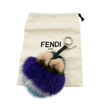 画像をギャラリービューアに読み込む, 【中古】FENDI フェンディ モンスター チャーム ファー キーホルダー バッグチャーム マルチカラー i0926aq006110
