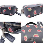 将图片加载到图库查看器，【中古】COACH コーチ スイカ柄 ショルダーバッグ 2WAY ミニバッグ 斜めがけ クロスボディ i0922lq00982
