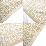 画像をギャラリービューアに読み込む, 【中古】Dolce &amp; Gabbana ドルチェ＆ガッバーナ マフラー ロゴ 総柄 ベージュ系 i0328aq01418
