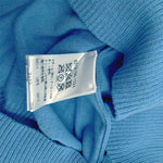 画像をギャラリービューアに読み込む, 【中古】Drawer ドゥロワー コットンシルク クルーネックニット ブルー 長袖 i1104y00214
