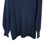 画像をギャラリービューアに読み込む, 【中古】ウィム ガゼット Whim Gazette セーラーカラー サマーニット ネイビー j0721s0098

