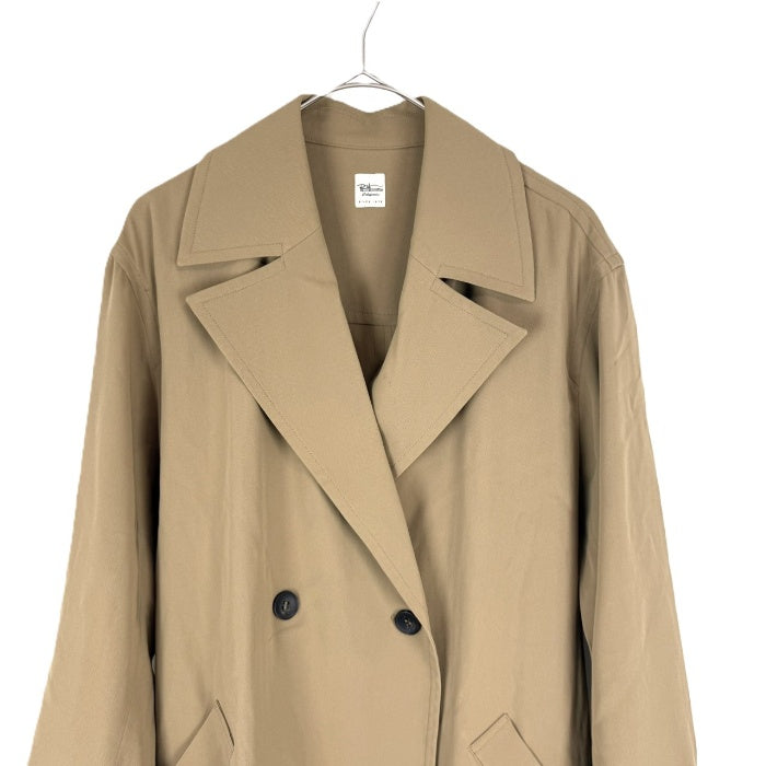 【中古】ロンハーマン RonHerman スプリングコート ロング ゆったり とろみ素材 ベージュ系 if0228h01918