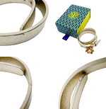 画像をギャラリービューアに読み込む, 【中古】TORY BURCH トリーバーチ レザーブレスレット フラワーモチーフ パール 箱付き j0223tq06118
