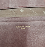 将图片加载到图库查看器，【中古】バレンシアガ BALENCIAGA 名刺入れ レザー ブラウン カードケース j0213aq00812
