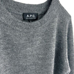 将图片加载到图库查看器，【中古】A.P.C. アーペーセー ウール アルパカ混 クルーネック ニット セーター i0828n01110
