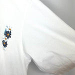 将图片加载到图库查看器，【中古】マルニ MARNI ロゴTシャツ 花ロゴ プリント 可愛い 小花柄 ホワイト ブルー系 白 h058k008
