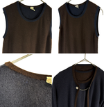 画像をギャラリービューアに読み込む, 【中古】Hermès エルメス アンサンブル リバーシブル ニットカーディガン カシミヤ100％ i1219h00175
