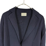 Load image into Gallery viewer, 【中古】ユナイテッドアローズ UNITED ARROWS ニットジャケット シングルボタン ウール ネイビー 濃紺 i0515n0016
