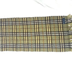 Load image into Gallery viewer, 【中古】バーバリー BURBERRY マフラー チェック柄 可愛い Burberrys グリーン系 抹茶色 h0610hq01912
