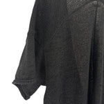 将图片加载到图库查看器，【中古】イエナ IENA カーディガン 半袖 羽織り ボタンレス ボレロ ブラック 黒 i0807n0153
