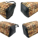 画像をギャラリービューアに読み込む, 【中古】バーバリー BURBERRY ノバチェック カモフラ柄 トートバッグ ショルダーバッグ i1029pq018120
