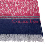 将图片加载到图库查看器，【中古】クリスチャンディオール Christian Dior  マフラー トロッター柄 エンジ 総柄 フリンジ j0223tq0286
