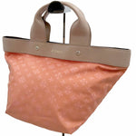 将图片加载到图库查看器，【中古】russet ラシット トートバッグ オレンジ 総柄 ナイロン 軽量 ハンドバッグ i1012oq00617
