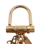 画像をギャラリービューアに読み込む, 【中古】コーチ COACH キーホルダー ハート ゴールド チャーム j0712oq00520
